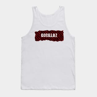 Gorillaz Ripped Flannel Tank Top